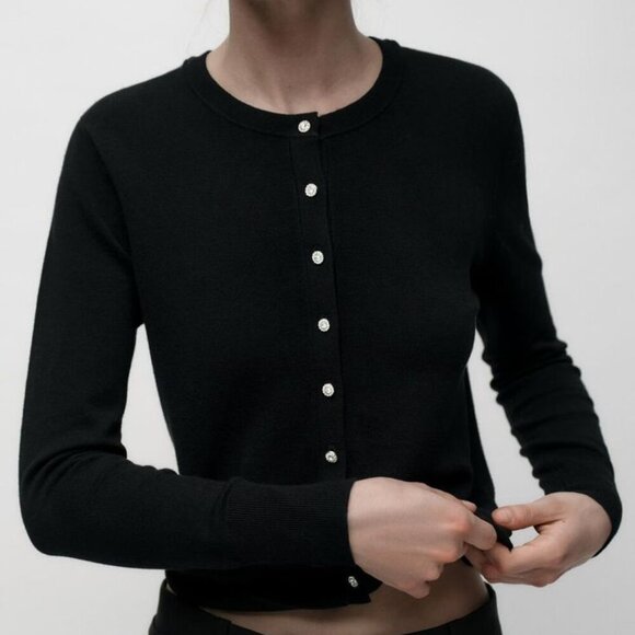 Zara Knit Cardigan - Picture 1 of 3